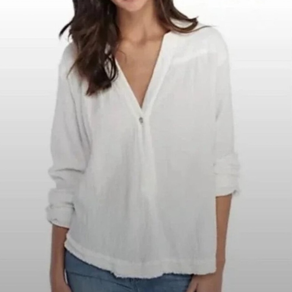 FREE PEOPLE Peasants Poetโs shirt, womenโs L.